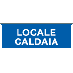 2509 - Cartello aziendale Locale caldaia