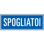 2511 - Cartello aziendale Spogliatoi