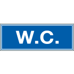 2519 - Cartello aziendale W.C.