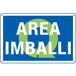 2668 - Cartello qualità AREA IMBALLI