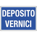 3116 - Cartello informazione DEPOSITO VERNICI
