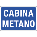 3121 - Cartello informazione CABINA METANO