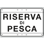 3321 - Cartello RISERVA DI PESCA