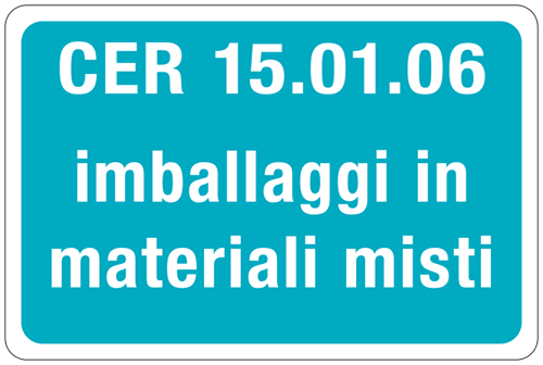 3403 - cartelli alluminio rifiuti speciali CER 15.01.06