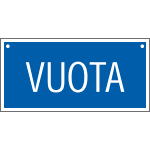 5511 - Cartello informazione VUOTA