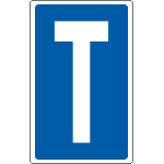 8677 - Cartello lettera T per contrassegnare