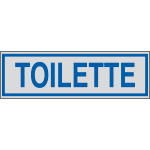 96662 - Etichette argento TOILETTE
