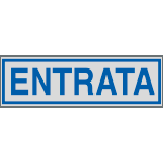 96683 - Etichette argento ENTRATA