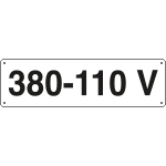 121705K - Cartello ausiliare 380-110 V