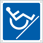 15206X - Cartello informazione scale disabili
