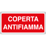 16106X - Cartello coperta antifiamma