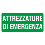 16137XS - Etichetta adesiva attrezzature di emergenza