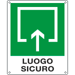 20194W - Cartello LUOGO SICUREZZA