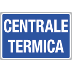 3119S - Etichetta adesiva CENTRALE TERMICA