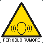 403202W - Cartello pericolo pericolo rumore