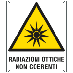 410045X - cart.per."radiazioni ottiche non coerent