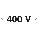 49144C - Cartello alluminio 400 V
