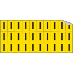 903I - Foglio n.30 etichette adesive G/N lettera I