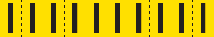 904I - Foglio n.10 etichette adesive G/N lettera I