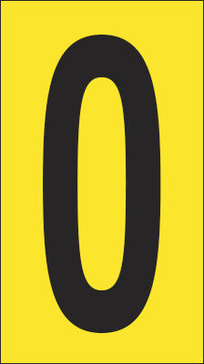 907O - foglio n.1 etic.aut.G/N lettera O