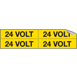 9101B - Foglio n. 4 etichette adesive 24 VOLT