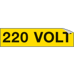 9107A - Foglio n. 1 etichette adesive 220 VOLT
