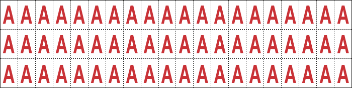 910A - Foglio n.60 etichette adesive B/R lettera A