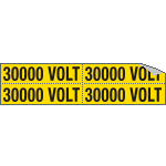 9118B - Foglio n. 4 etichette adesive 30000 VOLT