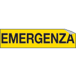 9124A - Foglio n. 1 etichette adesive EMERGENZA