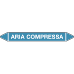 99A241A - foglio da 5 etichette autoadesive con frecce e simboli xARIA COMPRESSA