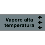 99C570NDD - Foglio da 5 etichette "VAPORE ALTA TEMPERATURA" destra