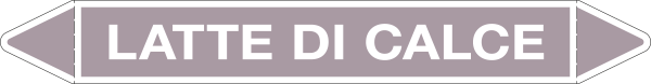 99C920A - foglio da 5 etichette autoadesive con frecce+simboli LATTE DI CALCE