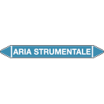 99C990A - foglio da 5 etichette autoadesive con frecce+simb ARIA STRUMENTALE