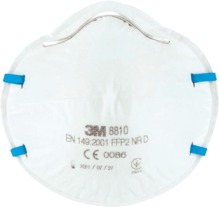 AP8810 - Respiratore 3M 8810 FFP2 per polveri