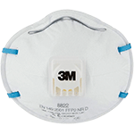 AP8822 - Respiratore 3M 8822 FFP2 per polveri con valvola