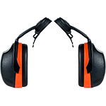 APEK203 - cuffie antirumore colore ARANCIO per elmetti Kask SNR:31