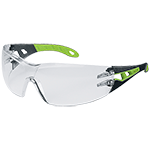 APU2225 - occhiale PHEOS montatura nero/lime lente incolore
