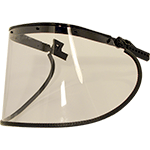 APU9714 - visiera acetato dielettrica per uso con elmetti dielettrici ELE9-ELE17