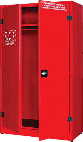 ARR1859 - Armadio verniciato 2 ante finestrate 2 ripiani e appendiabiti h.1850mm