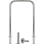 ASE134 - Archetto antisosta inox estraibile diametro 48 mm