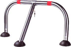 ASR580 - Archetto antisosta ribaltabile con serratura cm 94x46h diam. mm 50
