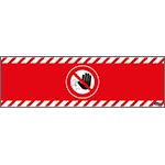 BAN150P802 - Banner divieto accesso 150 x 45