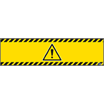 BAN180W001 - Banner pericolo generico 180x45