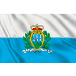 BAPES150SM - bandiera SAN MARINO con lavorazione mm 1000x1500