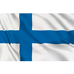 BAPES225FN - bandiera FINLANDIA con lavorazione mm 1500x2250