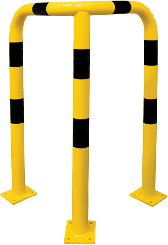 BARV1266 - barriera angolare giallo/nero mm 1200