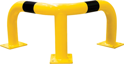 BARV3566 - barriera angolare giallo/nero mm 350