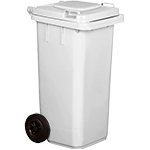 BIC0120W - Cassonetto mobile portarifiuti da litri 120 BIANCO