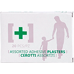BRC106 - confezione da 20 cerotti assortiti 4 misure