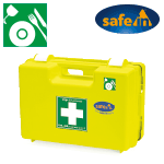 BRV603F - valigetta in ABS giallo FLUO All.1 +maggiorazione comparto ALIMENTARE